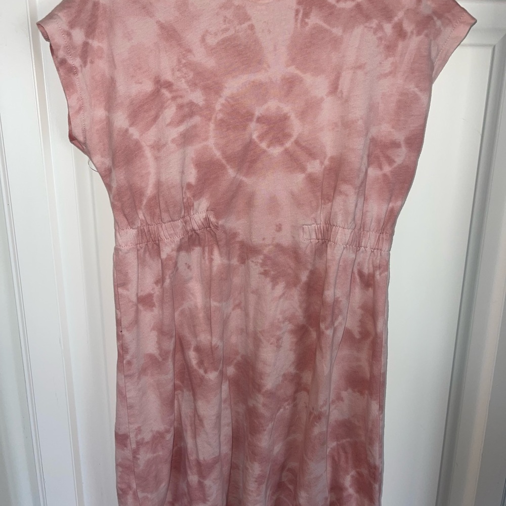 Old Navy Girls Tie Dye Pink‎ Dress Sz M 8 - Picture 4 of 5